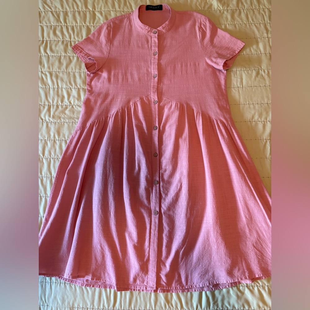 ‼️👙3-10$$ OFF SumMeR sALe‼️ Gracila 100% Cotton Dress. Sz L